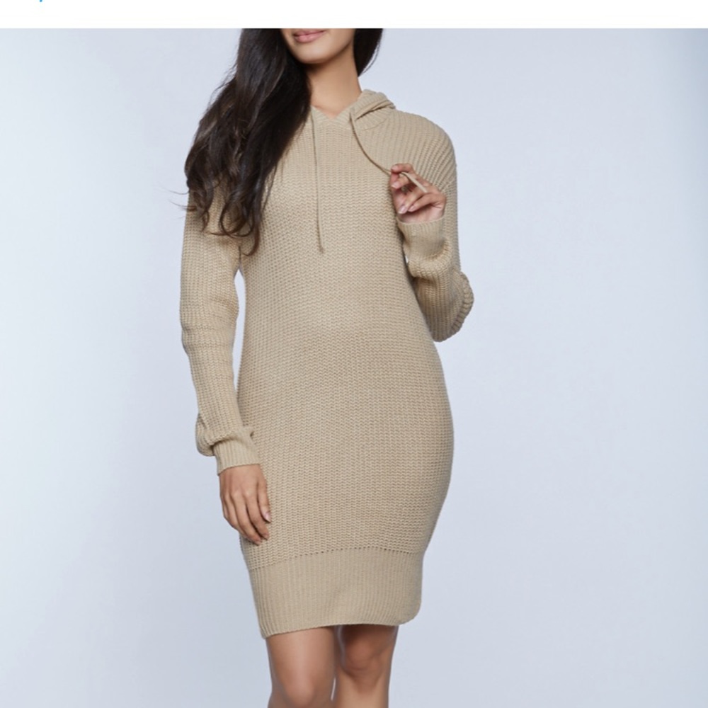 Hooded Sweater Dress